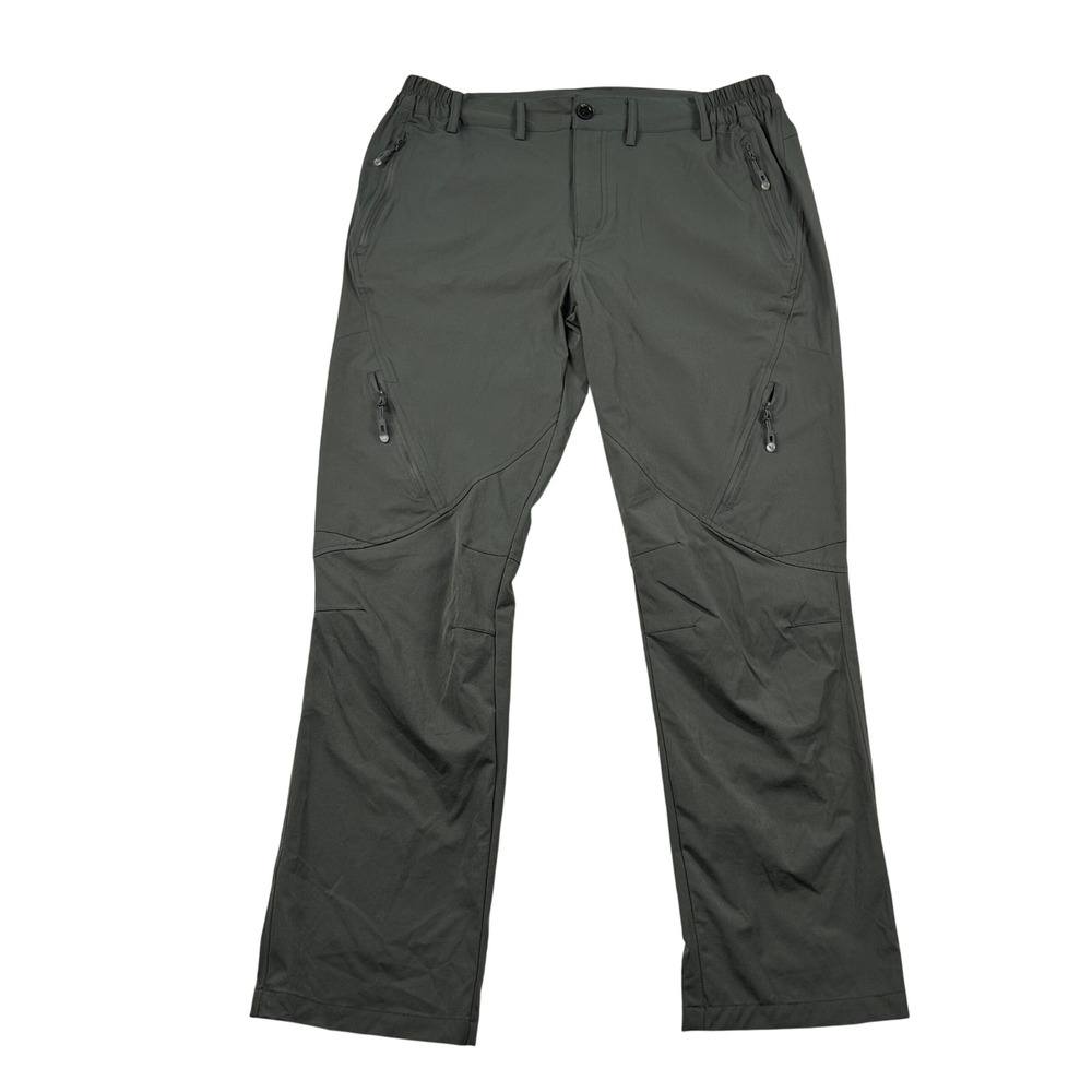 Postropaky Pants Mens 34x30 Hiking Olive Army Outdoor Trek Lightweight Trousers
